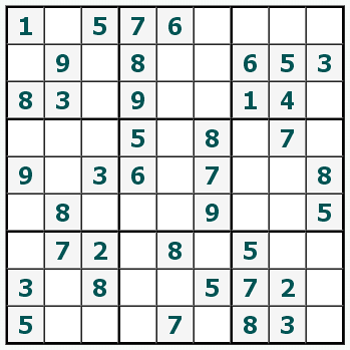 Print Sudoku #438