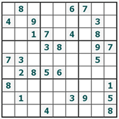Gratis online Sudoku #444