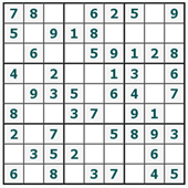 Gratis online Sudoku #447