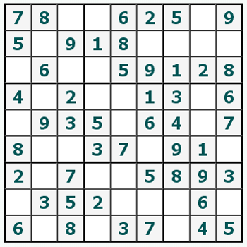 skriva ut Sudoku #447