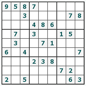 Skriv ut Sudoku #449