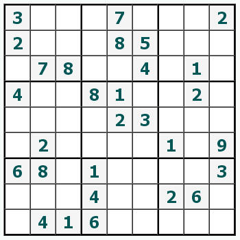 Skriv ut Sudoku #454
