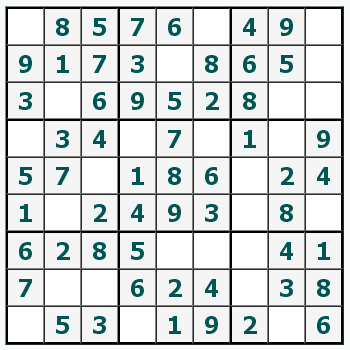 Skriv ut Sudoku #46