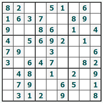 drucken Sudoku #471