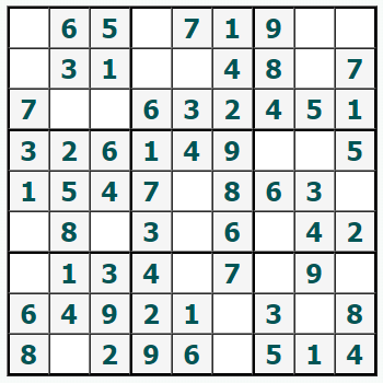 Εκτύπωση Sudoku #481