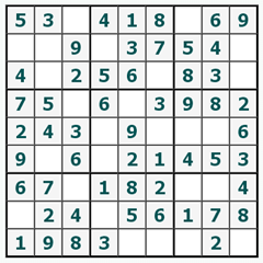 Sudoku on-line #486