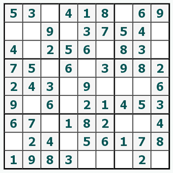Skriv ut Sudoku #486