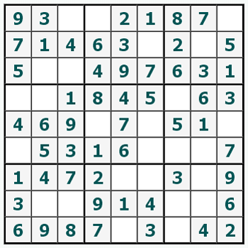 Skriv ut Sudoku #491