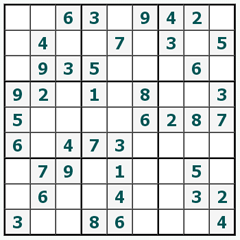 Sudoku trực tuyến #493