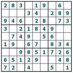 Sudoku on-line #501