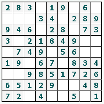 Skriv ut Sudoku #501