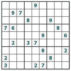 Sudoku on-line #505