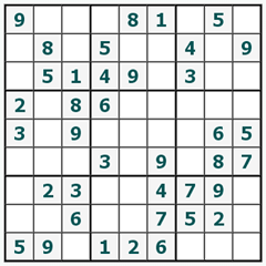 Sudoku on-line #508