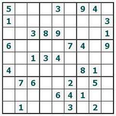 Sudoku on-line #509