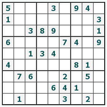 Skriv ut Sudoku #509