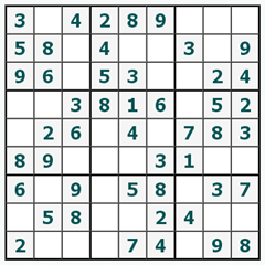 Sudoku on-line #52