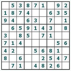 Sudoku on-line #521