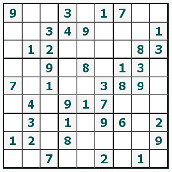 Skriv ut Sudoku #538