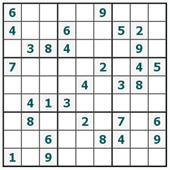 Sudoku trực tuyến #54