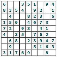 Sudoku trực tuyến #541