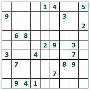 drucken Sudoku #545