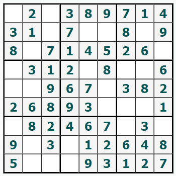 Skriv ut Sudoku #551
