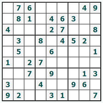 Skriv ut Sudoku #553