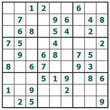 Skriv ut Sudoku #558