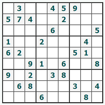 Skriv ut Sudoku #559