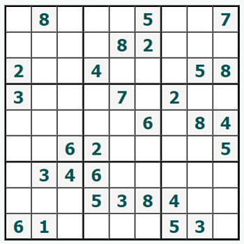 Skriv ut Sudoku #564