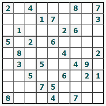 Skriv ut Sudoku #579