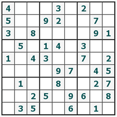 Sudoku on-line #58