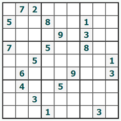 Sudoku on-line #580