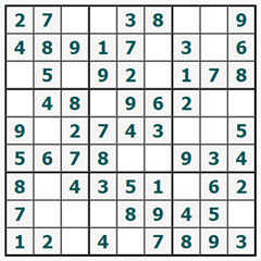 Sudoku on-line #581