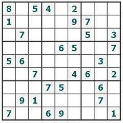 Sudoku trực tuyến #59