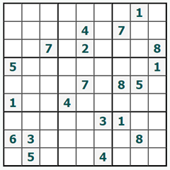 Sudoku on-line #605