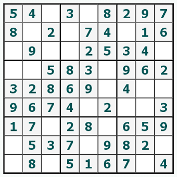 skriva ut Sudoku #61