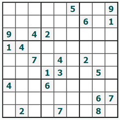 Sudoku on-line #610