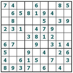 Sudoku on-line #62