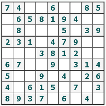Print Sudoku #62