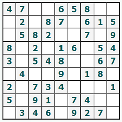 Sudoku on-line #622