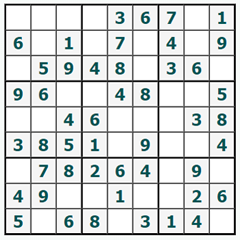 Sudoku on-line #627