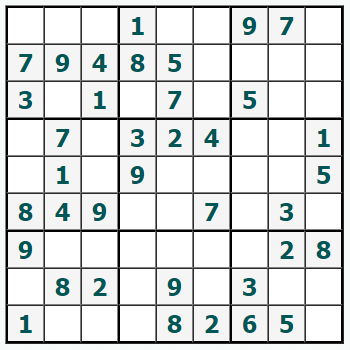 Skriv ut Sudoku #628