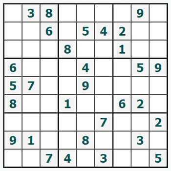 Skriv ut Sudoku #639