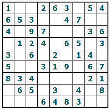 Skriv ut Sudoku #642