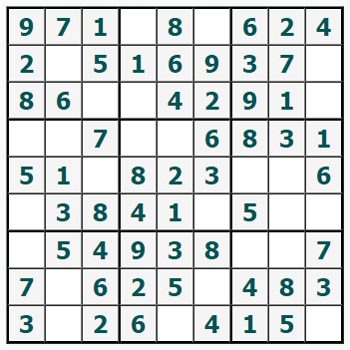 Skriv ut Sudoku #646