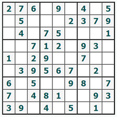 Sudoku online #657