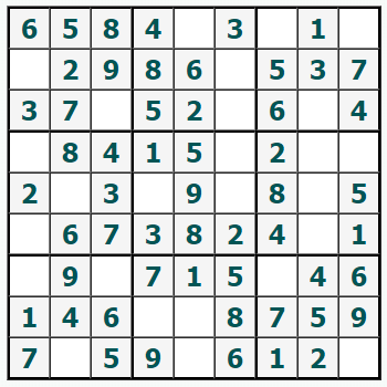 Skriv ut Sudoku #661