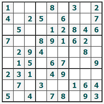 Skriv ut Sudoku #677