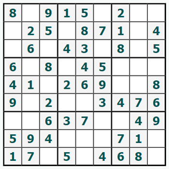 Skriv ut Sudoku #687